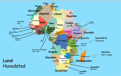 minsta länderna i afrika